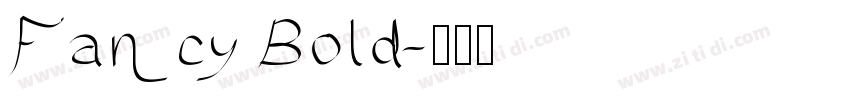 Fancy Bold字体转换
